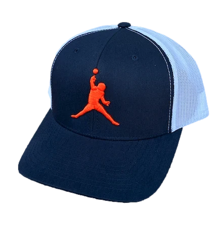Air Caleb Navy/White Snapback Hat product image 3, provided for visual reference and product detail review