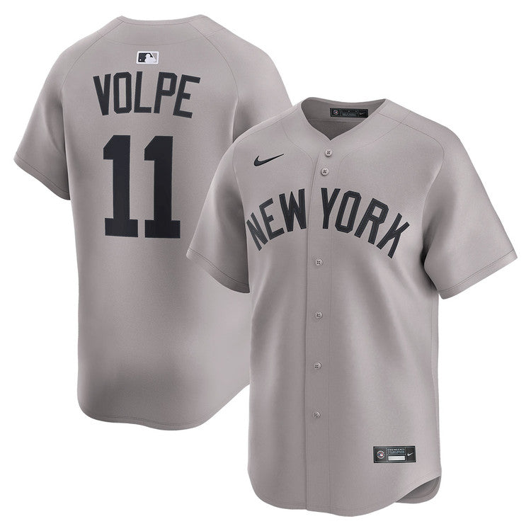 Anthony Volpe New York Yankees Road Limited Jersey - Gray product image 1