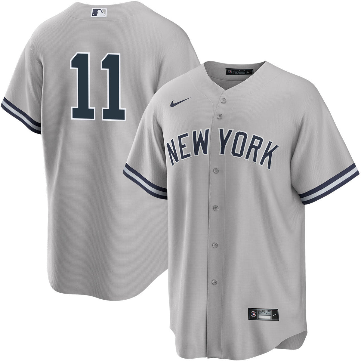 Anthony Volpe New York Yankees Road Player Jersey - Gray product image 1