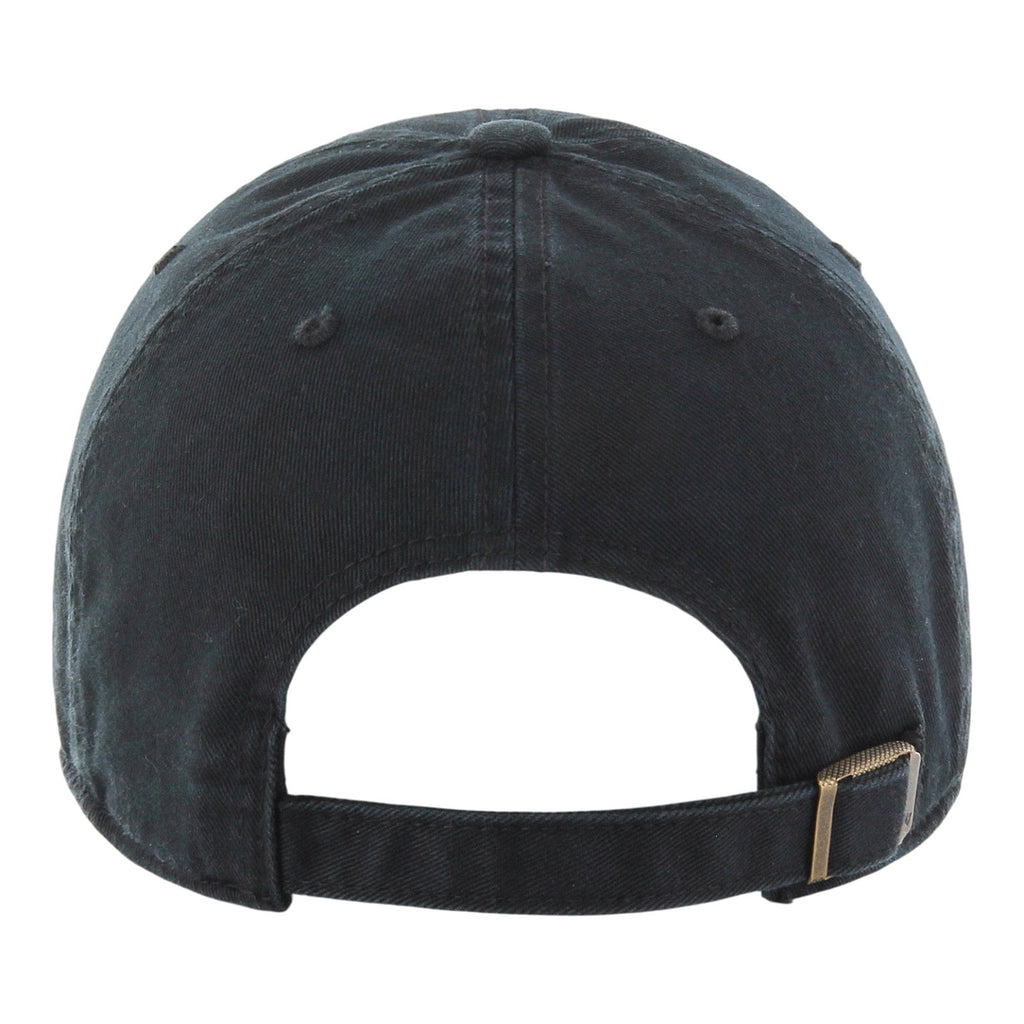 Atlanta Braves '47 Clean Up Black Adjustable Hat product image 2, provided for visual reference and product detail review