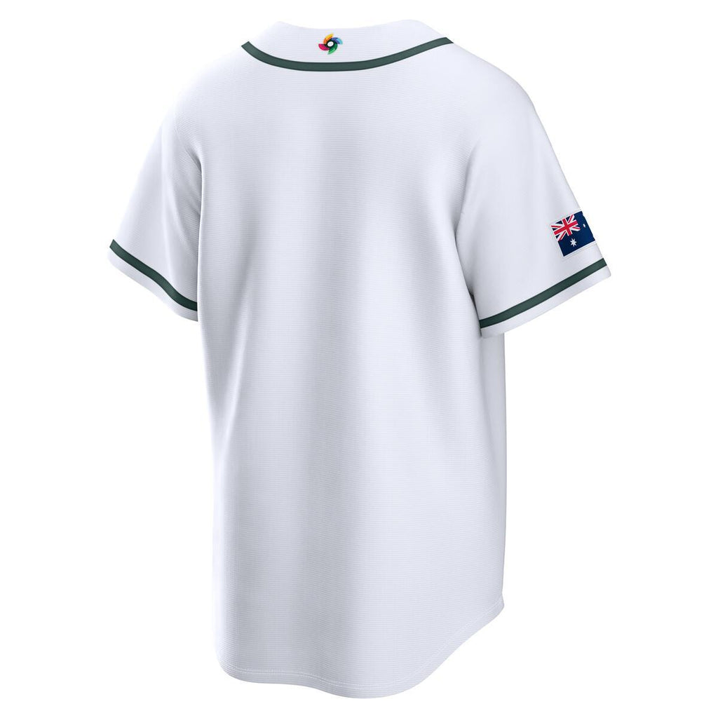 Australia World Baseball Classic 2026 Nike White Home Jersey product image 3, provided for visual reference and product