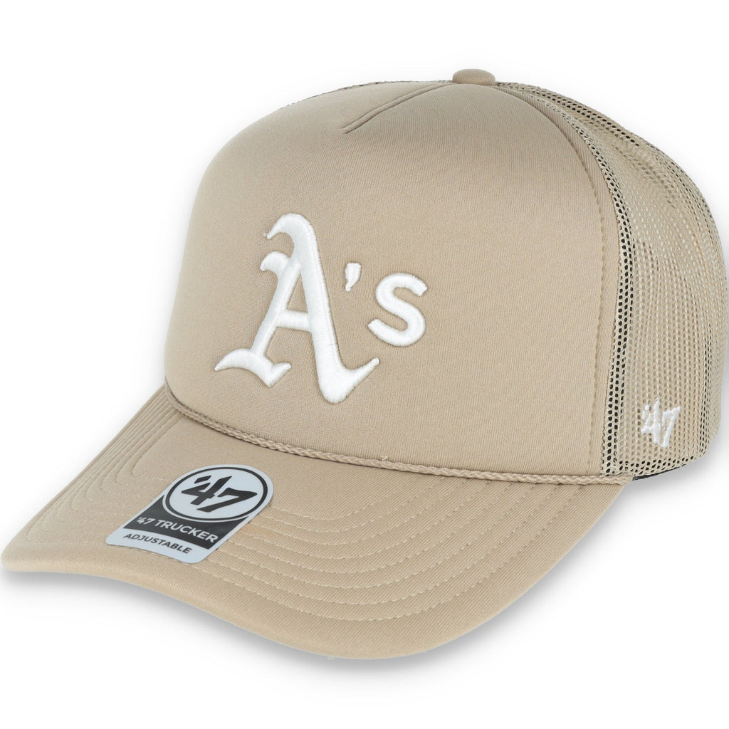 '47 Brand Oakland Athletics Foam Front Mesh '47 Trucker product image 1, provided for visual reference and product detail