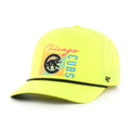 Chicago Cubs Yellow Highlight 47' Hitch Adjustable Hat product image 1, provided for visual reference and product detail
