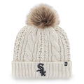 Chicago White Sox White Meeko 47' Winter Knit Hat product image 1, provided for visual reference and product detail review