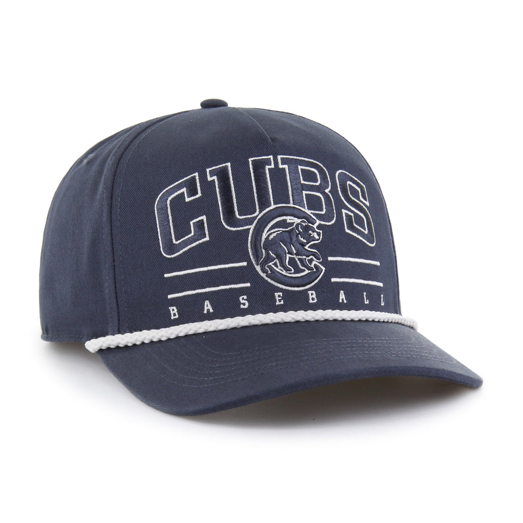 Chicago Cubs Vintage Navy Roscoe Rope '47 Hitch Adjustable Hat product image 1, provided for visual reference and product