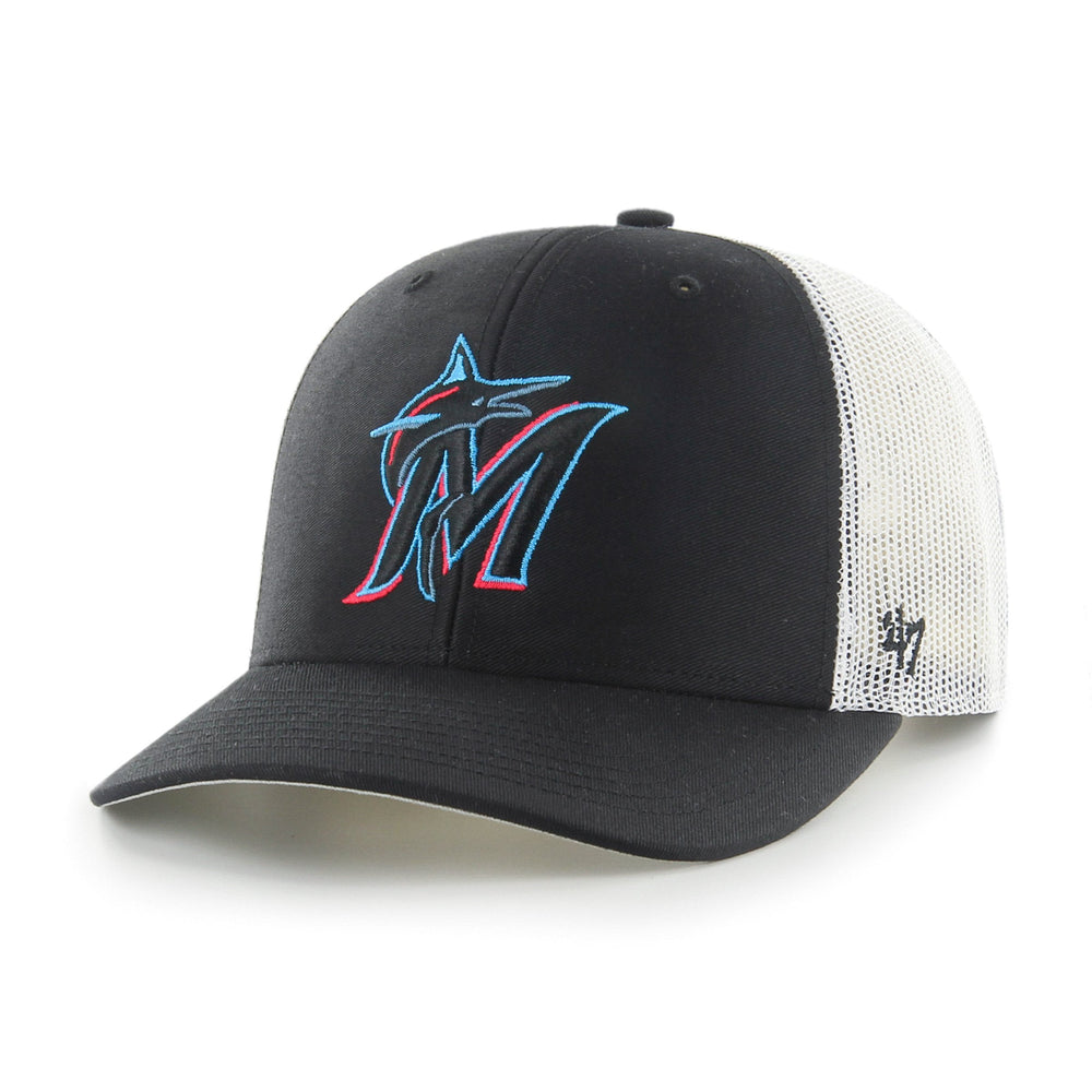 '47 Brand Miami Marlins '47 Trucker Hat product image 1, provided for visual reference and product detail review