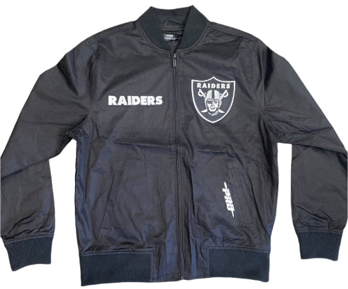 Pro Standard 'Las Vegas Raiders Wingspan Twill Jacket- Black product image 1, provided for visual reference and product