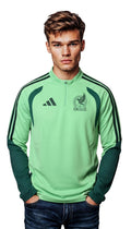 Adidas Mexico 26 Tiro Training Tops-Green product image 1, provided for visual reference and product detail review