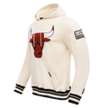 Chicago Bulls Pro Standard Retro Cream Hoodie product image 1, provided for visual reference and product detail review