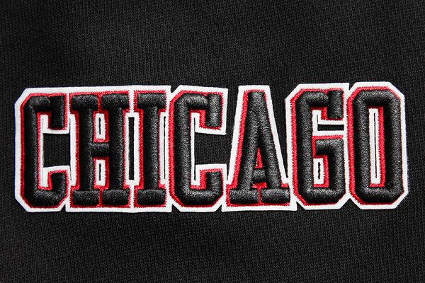 Chicago Bulls Pro Standard Chi-Town Black Hoodie product image 3, provided for visual reference and product detail review
