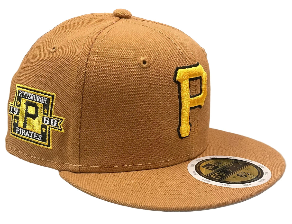 New Era Pittsburgh Pirates Color Pack 59FIFTY Fitted Hat- Light Bronze product image 1, provided for visual reference and