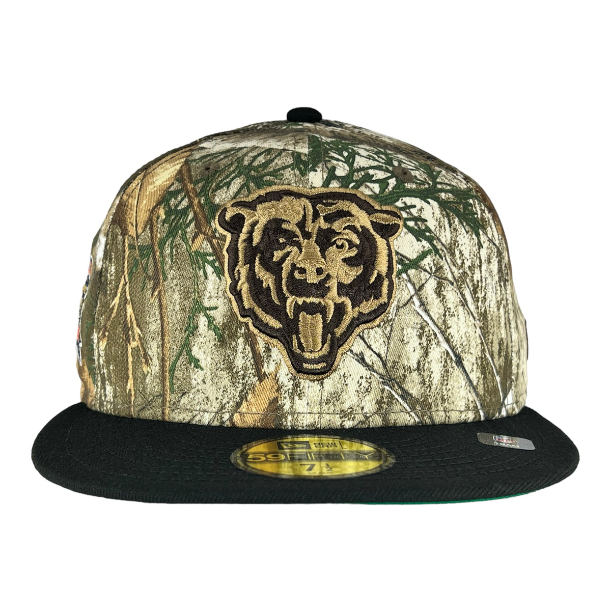 Chicago Bears Real Tree/Black 1985 Super Bowl Champions New Era 59FIFTY Fitted Hat product image 2, provided for visual
