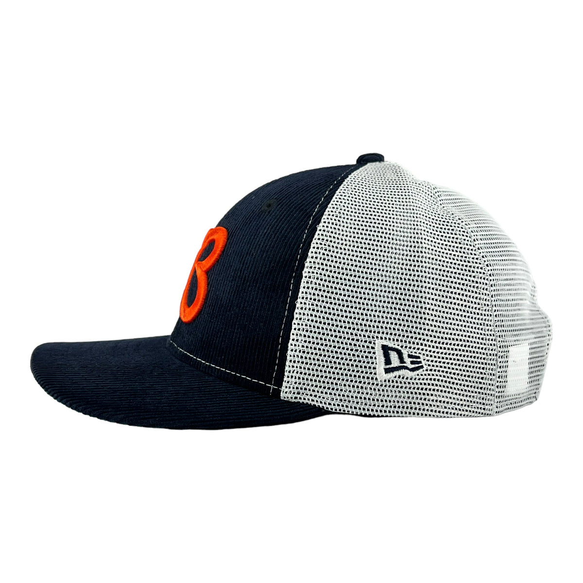 Chicago Bears Navy/White Mesh Back New Era Low Profile 9FIFTY Snapback Hat product image 4, provided for visual reference