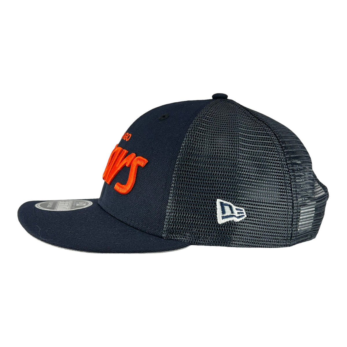 Chicago Bears Navy Script New Era Low Profile 9FIFTY Snapback Hat product image 5, provided for visual reference and product