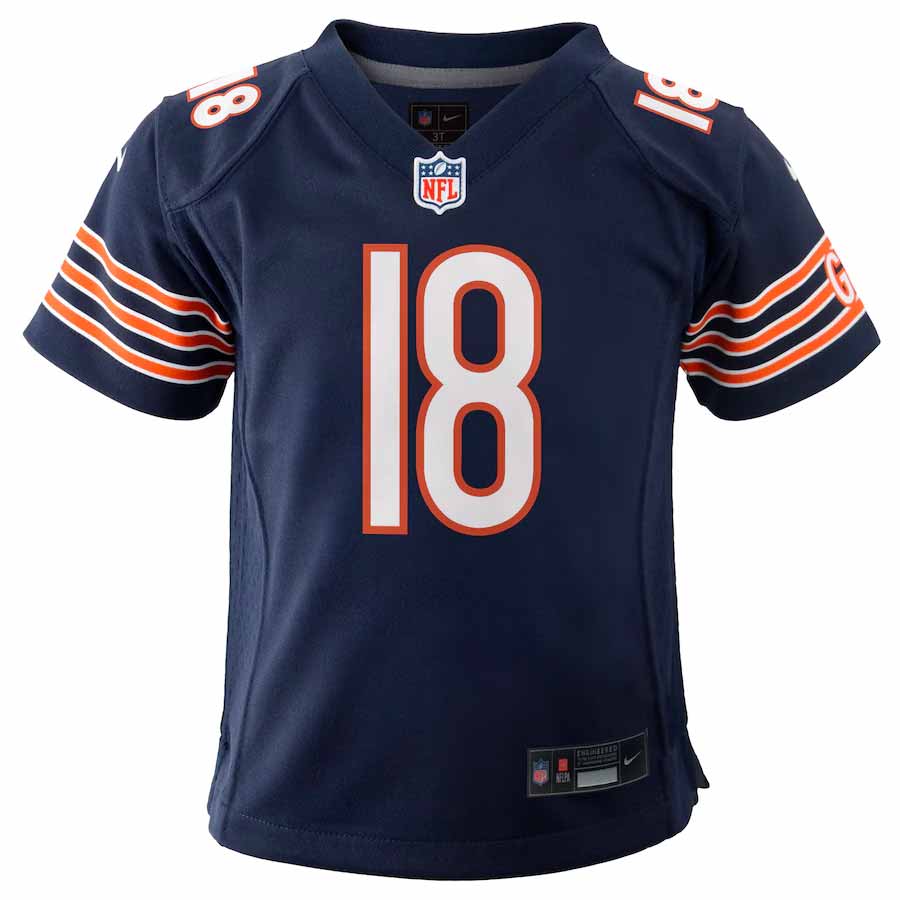 Caleb Williams Chicago Bears Toddler Navy Game Jersey product image 3, provided for visual reference and product detail