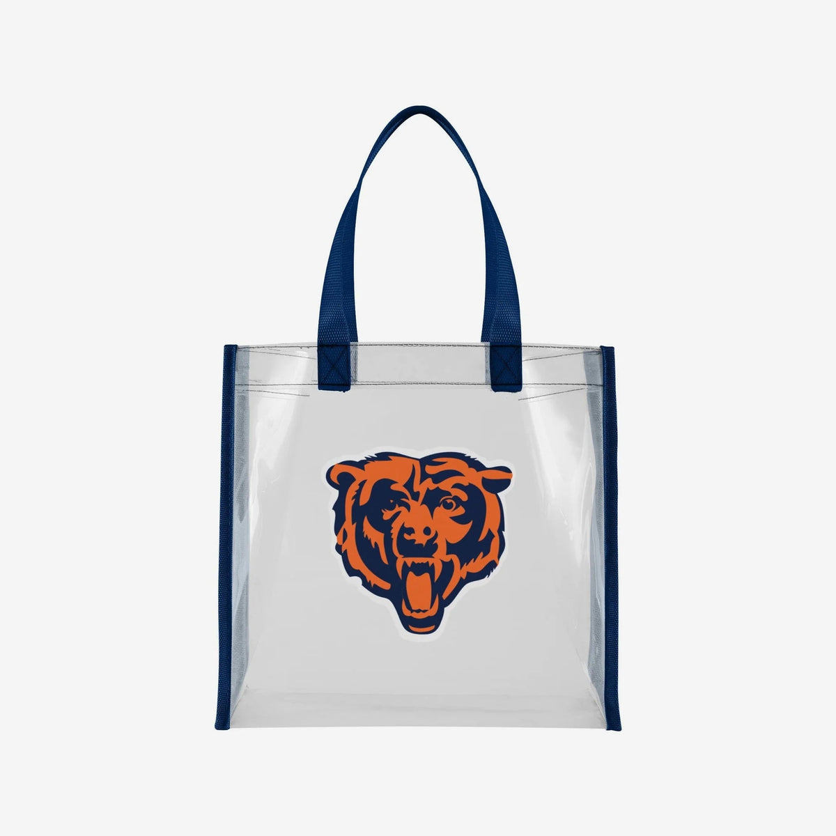 Chicago Bears Clear Reusable Bag product image 2, provided for visual reference and product detail review