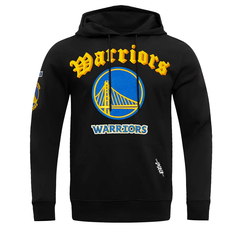E PULLOVER HOODIE (CoNBA GOLDEN STATE WARRIORS OLD ENGLISH Men PULLOVER HOODIE product image 1, provided for visual