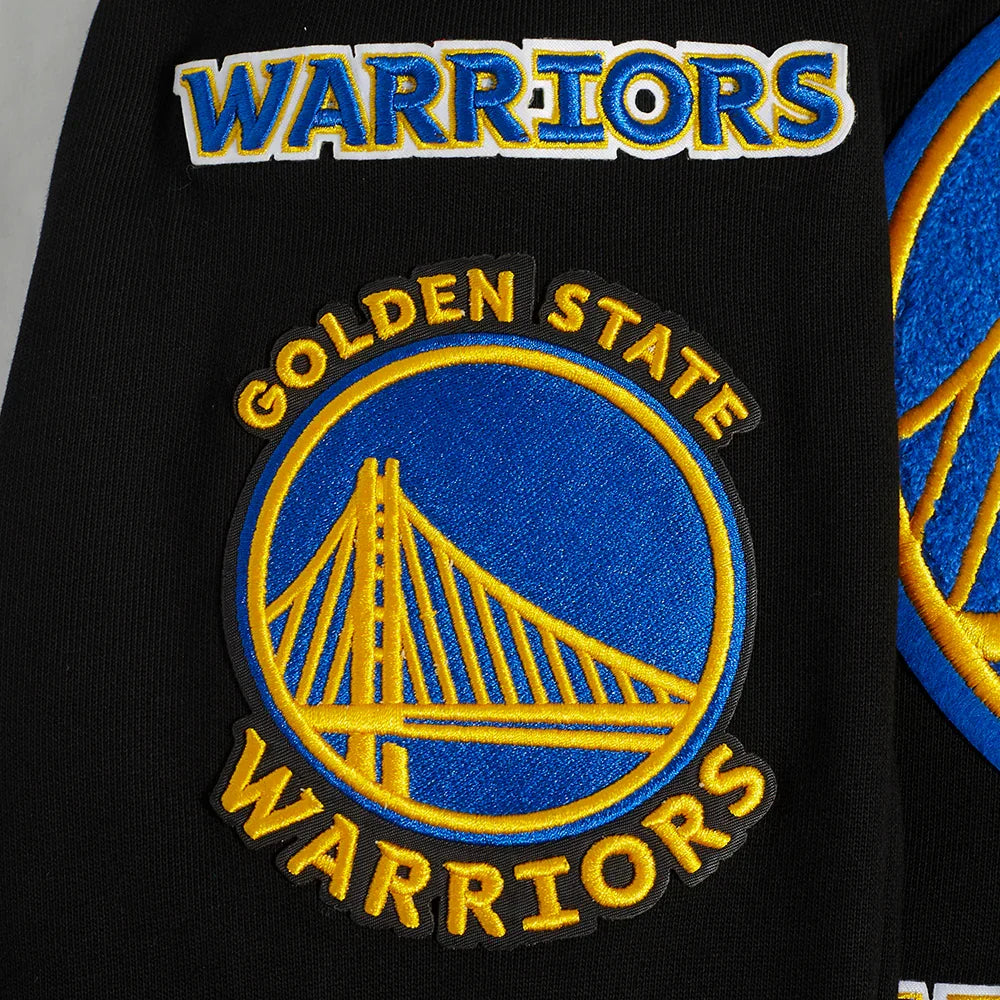 E PULLOVER HOODIE (CoNBA GOLDEN STATE WARRIORS OLD ENGLISH Men PULLOVER HOODIE product image 3, provided for visual