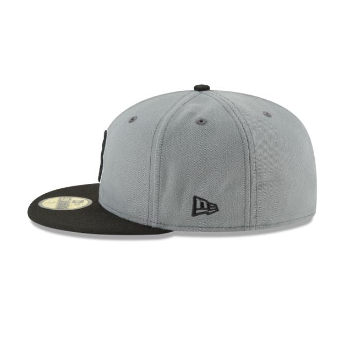 Boston Red Sox MLB Basic Collection 59Fifty Fitted-Grey/Black product image 4, provided for visual reference and product