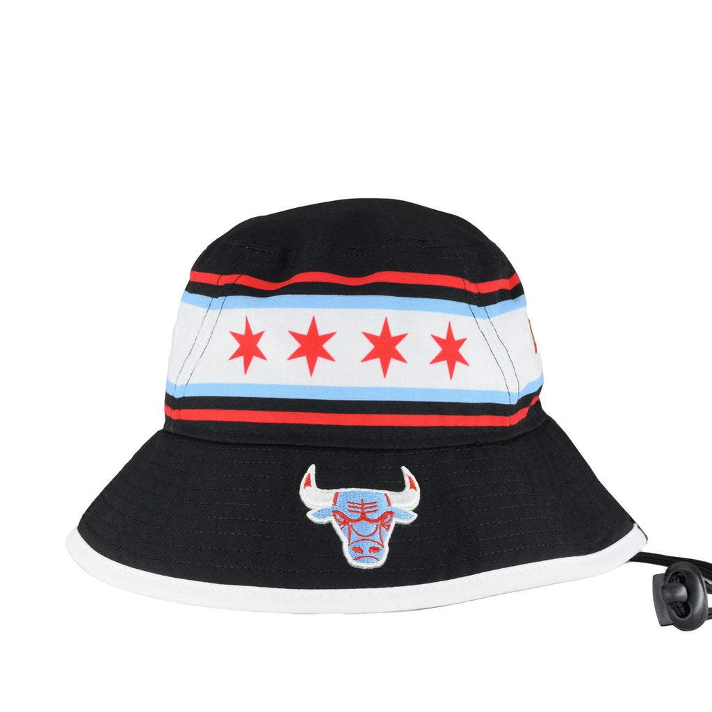 Chicago Bulls Chicago Flag Bucket Hat product image 1, provided for visual reference and product detail review