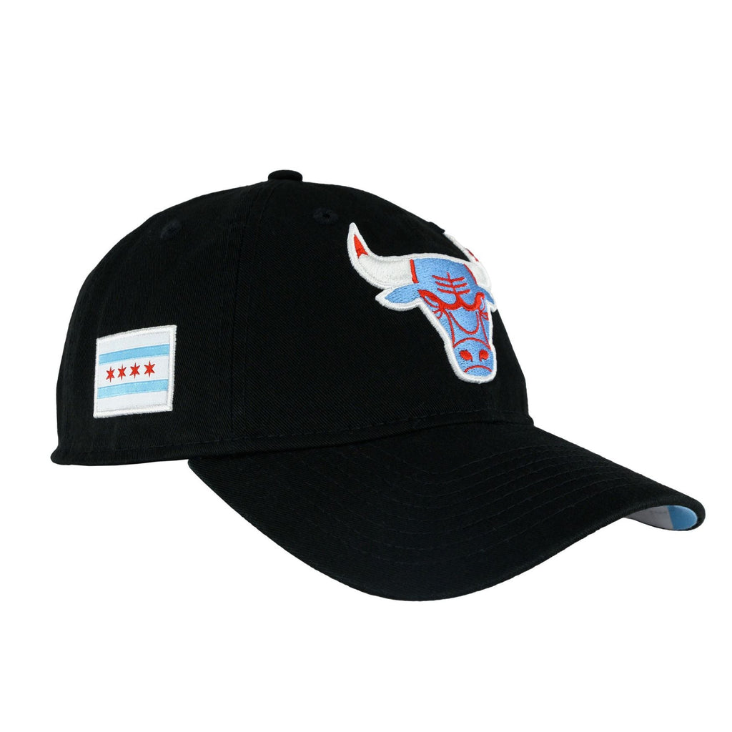 Chicago Bulls OTC New Era 9TWENTY Adjustable Hat product image 2, provided for visual reference and product detail review