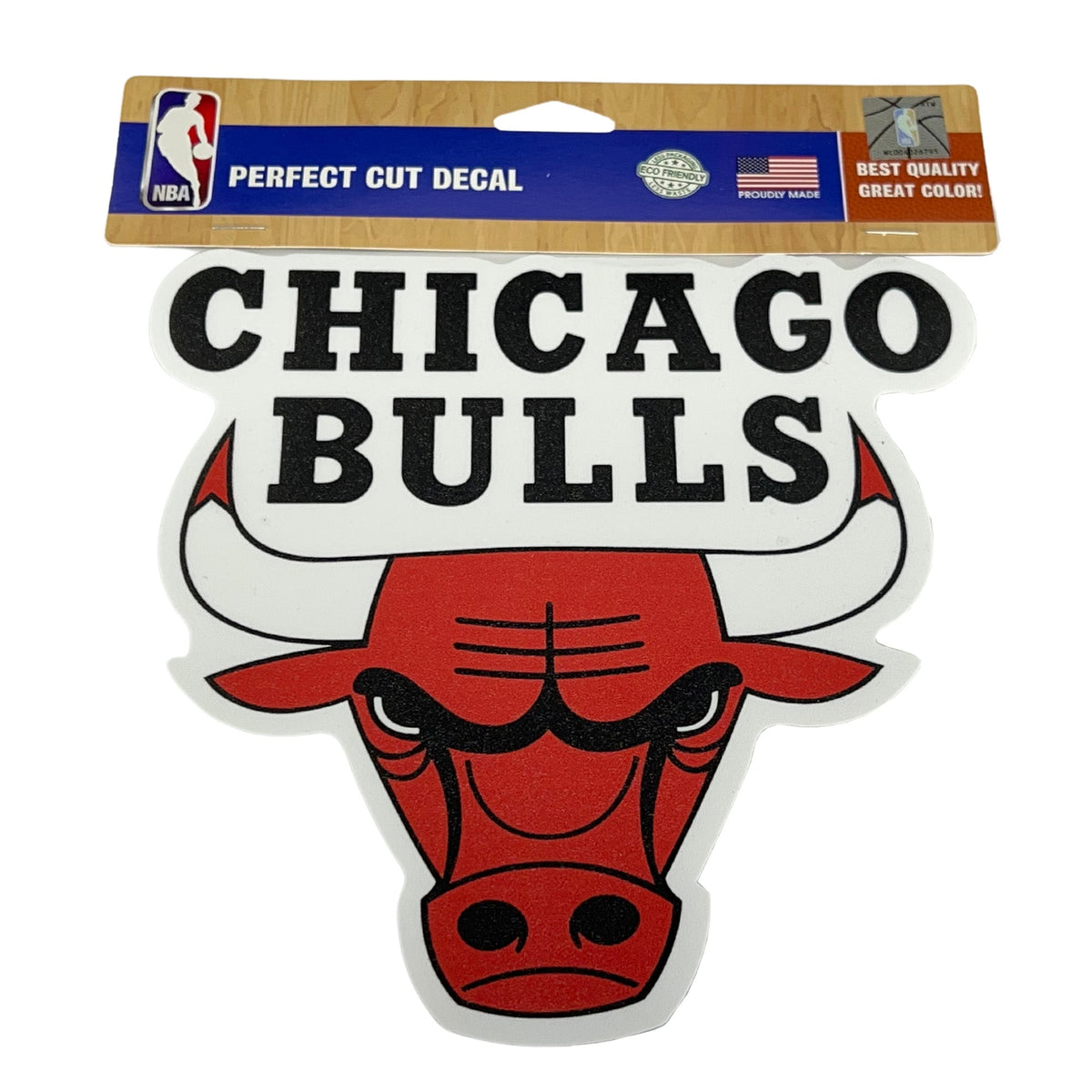 Chicago Bulls 8"x8" Perfect Cut Decal product image 1, provided for visual reference and product detail review