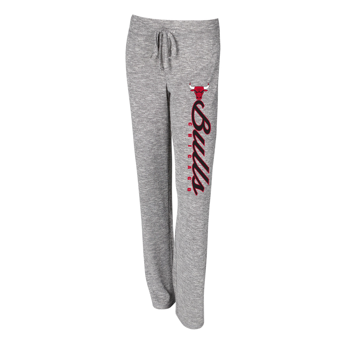 Chicago Bulls Women Red Micro Fleece Pajama Pants product image 1, provided for visual reference and product detail review