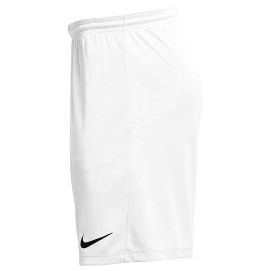 Nike Youth Dri-FIT Park III Shorts-White product image 3, provided for visual reference and product detail review