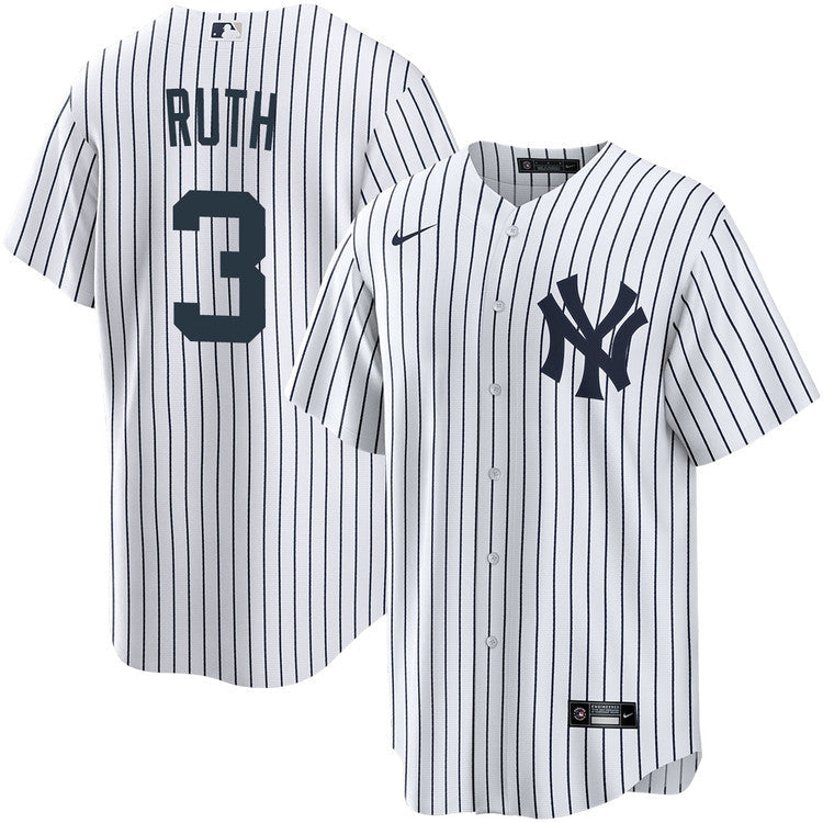 Babe Ruth New York Yankees Home Retired Player Jersey product image 1