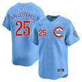Moisés Ballesteros #25 Chicago Cubs Nike Men Light Blue 2nd Alternate Limited Jersey product image 1, provided for visual