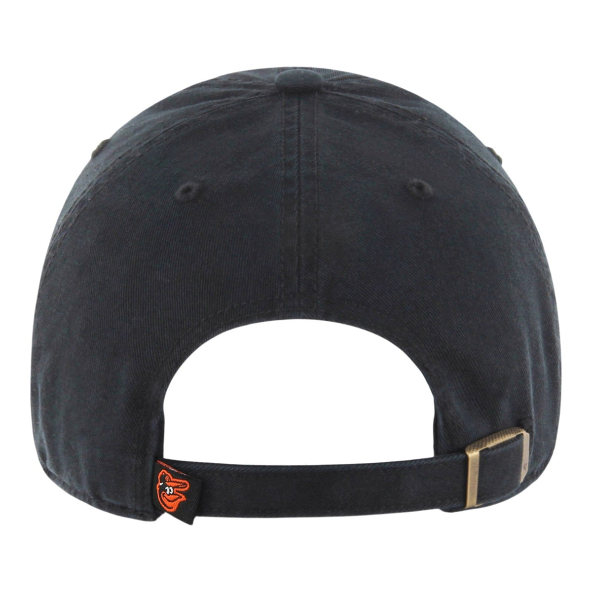 Baltimore Orioles '47 Clean Up Black Adjustable Hat product image 2, provided for visual reference and product detail review
