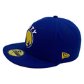 Golden State Warriors The City New Era 59Fifty Hat-Blue/Yellow product image 1, provided for visual reference and product
