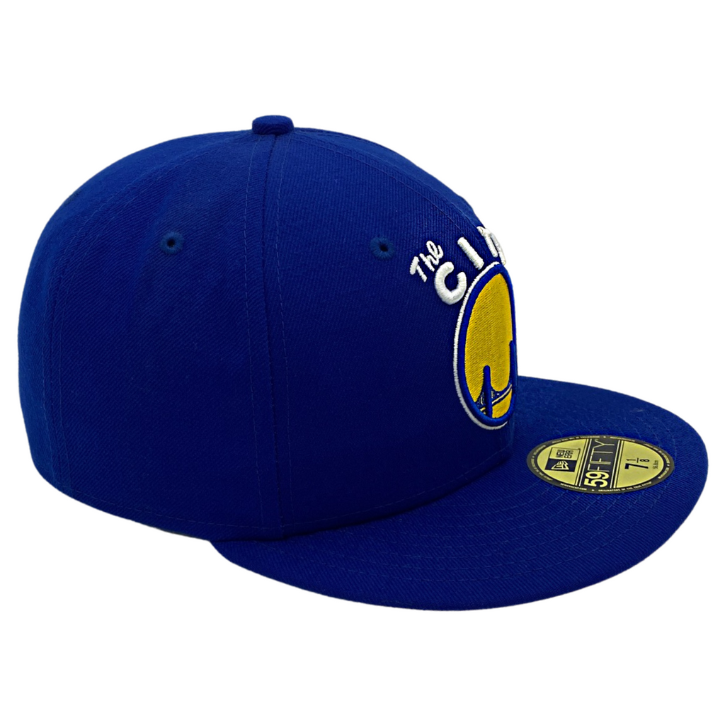 Golden State Warriors The City New Era 59Fifty Hat-Blue/Yellow product image 3, provided for visual reference and product
