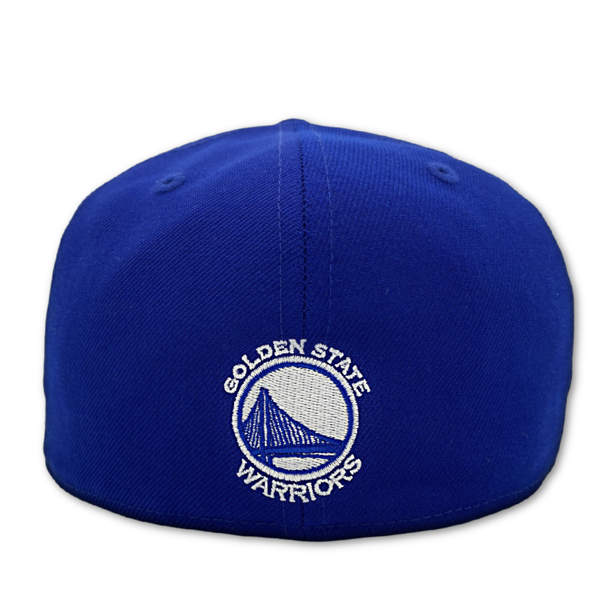 New Era GOLDEN STATE WARRIORS 59FIFTY FITTED HAT-Blue/White product image 4, provided for visual reference and product