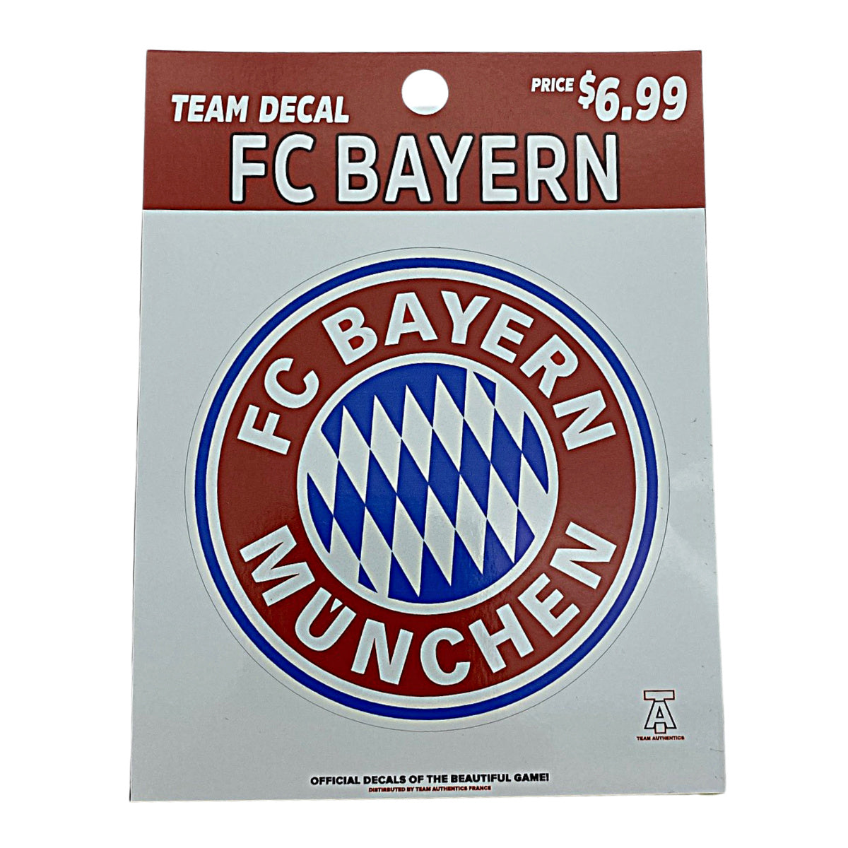 Team Authentics FC Bayern Munchen Team Crest Decal product image 1, provided for visual reference and product detail review