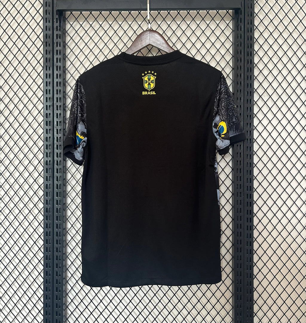 Brazil Rio De Janeiro Edition Retro Jersey - Black product image 2