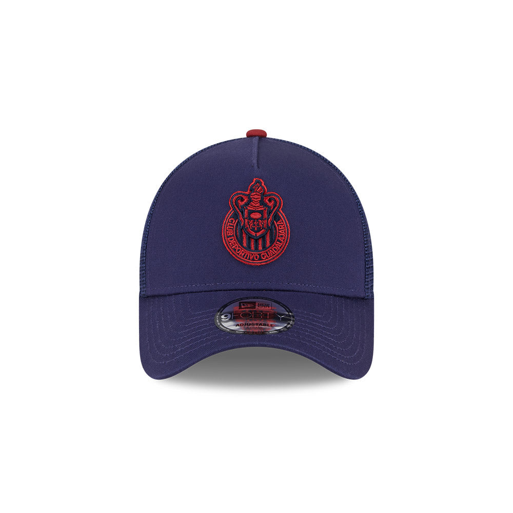 C.D. Guadalajara Chivas New Era 9FORTY A-Frame Adjustable Hat product image 2, provided for visual reference and product