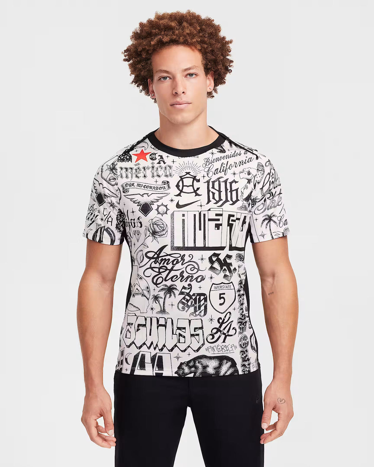 Nike Club América Academy Pro SE Dri-FIT Soccer Pre-Match Short-Sleeve Top product image 6, provided for visual reference
