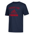 Chicago Fire FC Men Navy Adidas T-Shirt product image 1, provided for visual reference and product detail review