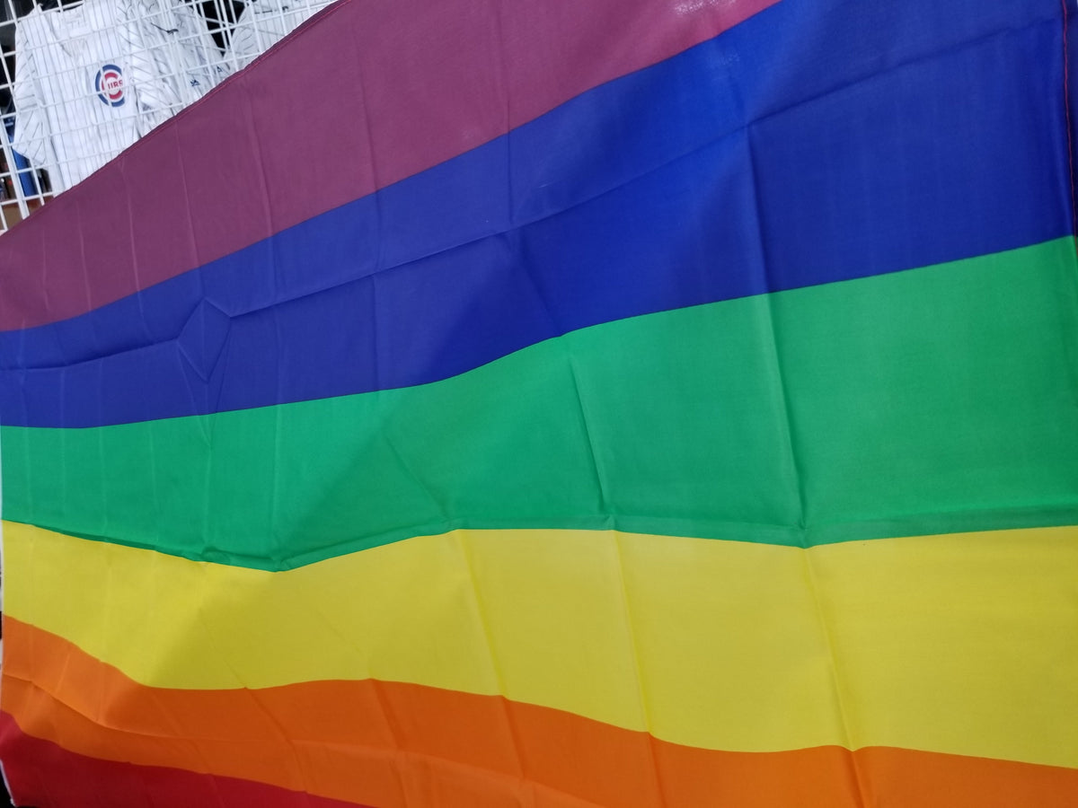 Chicago 3X5 Pride Flag product image 1, provided for visual reference and product detail review