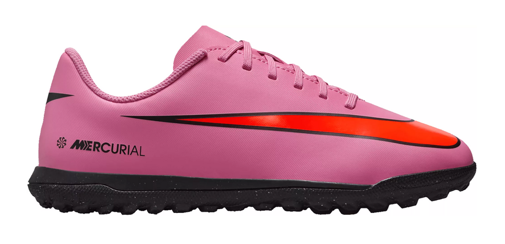 Nike Jr. Mercurial Vapor 16 Club Little Kids' TF Low-Top Soccer Shoes-MAGIC FLAMINGO/BLACK product image 1, provided for