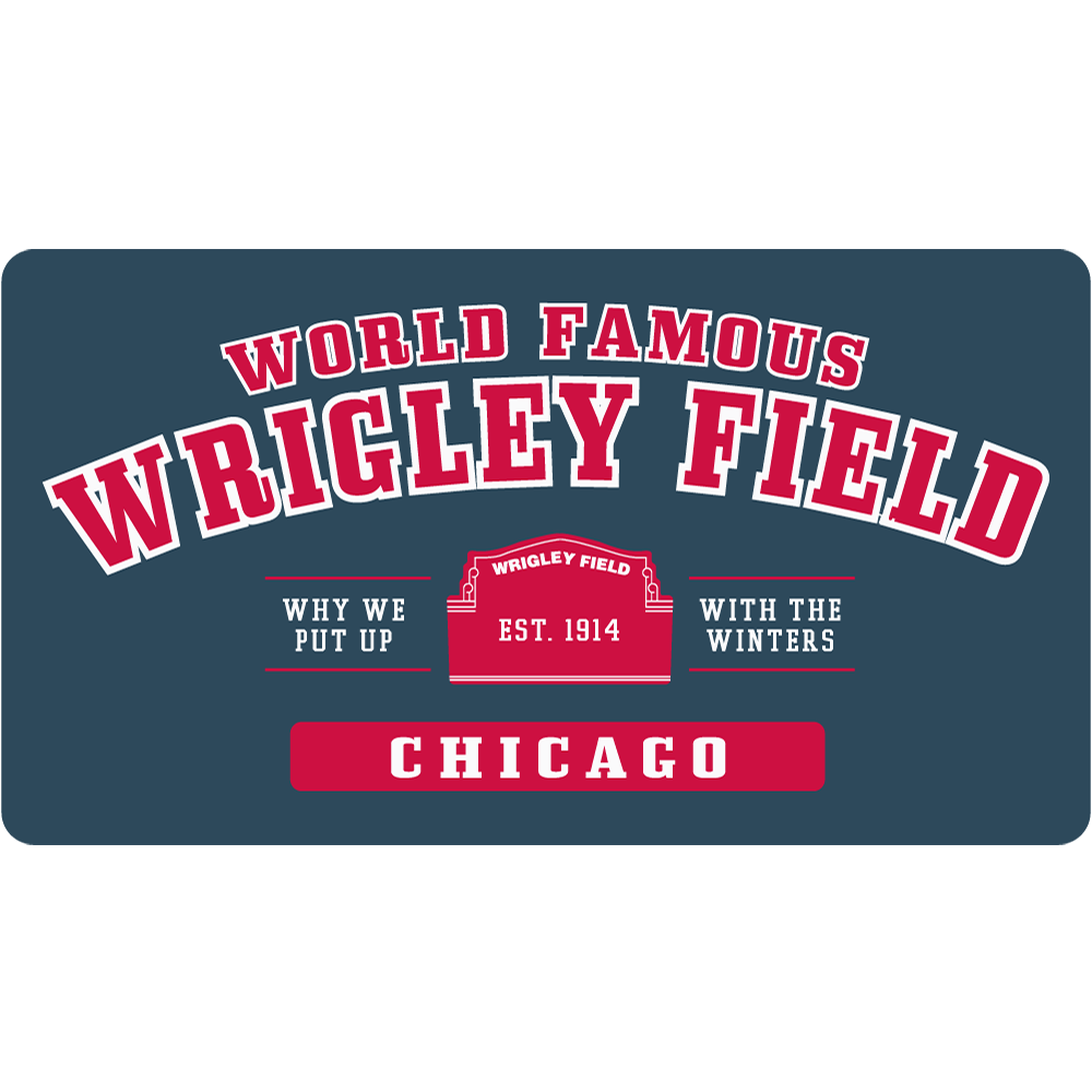 Wrigley Field World Famous Marquee Sticker product image 1, provided for visual reference and product detail review