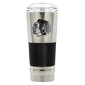 Chicago Blackhawks Draft 24oz. Chrome Stealth Tumbler product image 1, provided for visual reference and product detail