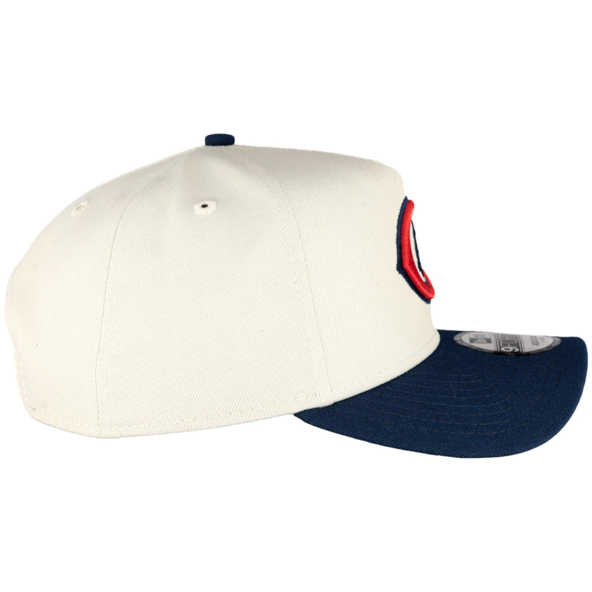 Chicago Cubs New Era 9FORTY A-Frame Stone Navy Adjustable Hat product image 4, provided for visual reference and product