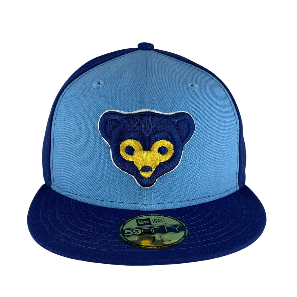 Chicago Cubs Columbia Blue/Royal 1962 - 1971 Logo New Era 59FIFTY Fitted Hat product image 2, provided for visual reference