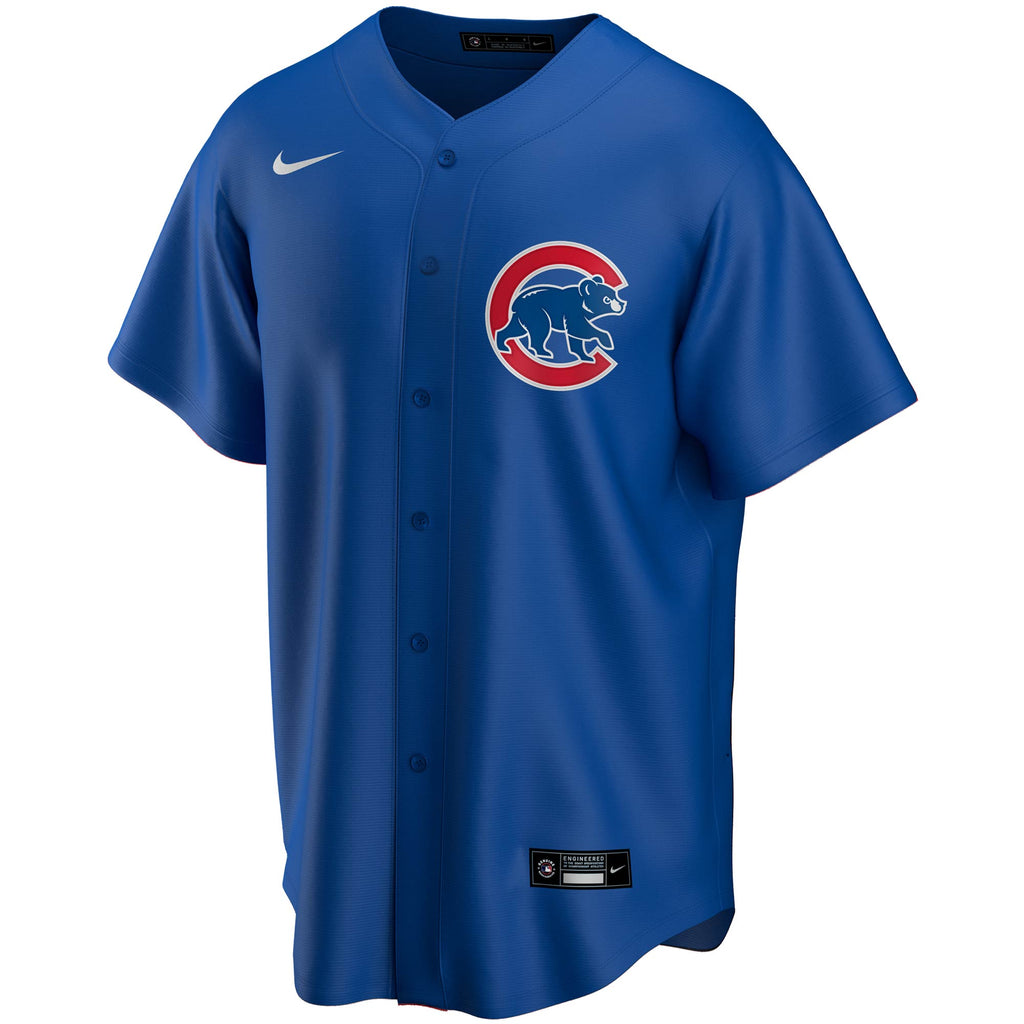 Chicago Cubs Nike Men Royal Alternate Replica Jersey product image 2, provided for visual reference and product detail review