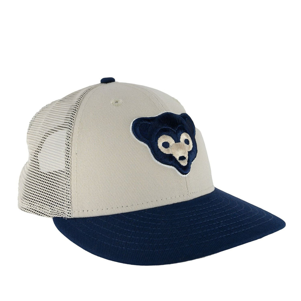 Chicago Cubs Stone Navy '69 New Era 9FIFTY Low Profile Mesh Back Hat product image 3, provided for visual reference and