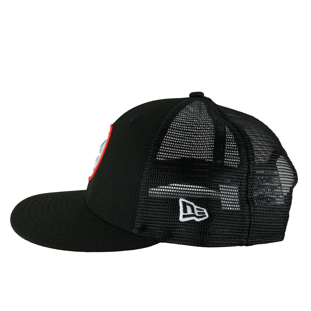 Chicago Cubs Black Circle Patch New Era 9FIFTY Low Profile Mesh Back Hat product image 5, provided for visual reference and