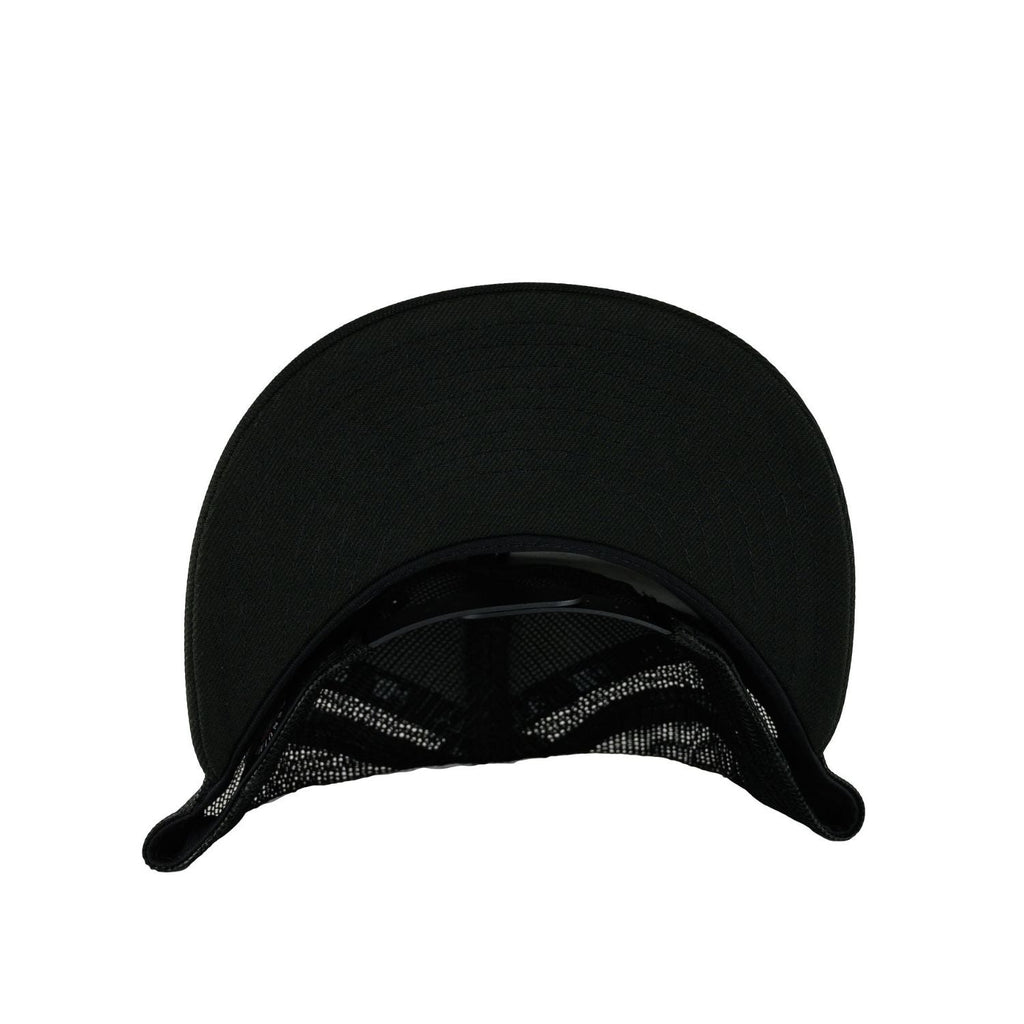 Chicago Cubs Black Circle Patch New Era 9FIFTY Low Profile Mesh Back Hat product image 7, provided for visual reference and