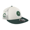 Chicago Cubs Stone/Green Scoreboard Clock New Era 9FIFTY Snapback Hat product image 1, provided for visual reference and